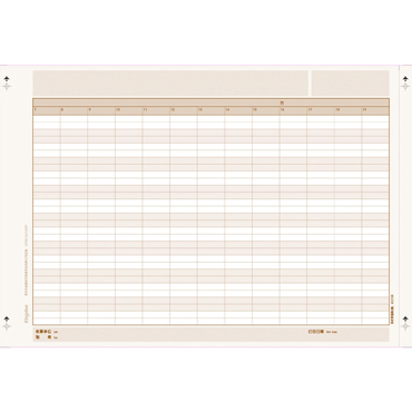 金蝶 针式多栏明细账（辅）KZ-Z108 金蝶账簿纸